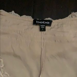 bebe Tops - Ruffled top bebe Tops - Ruffled top